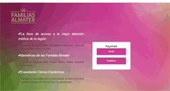 Desktop Screenshot of familiasalmater.com